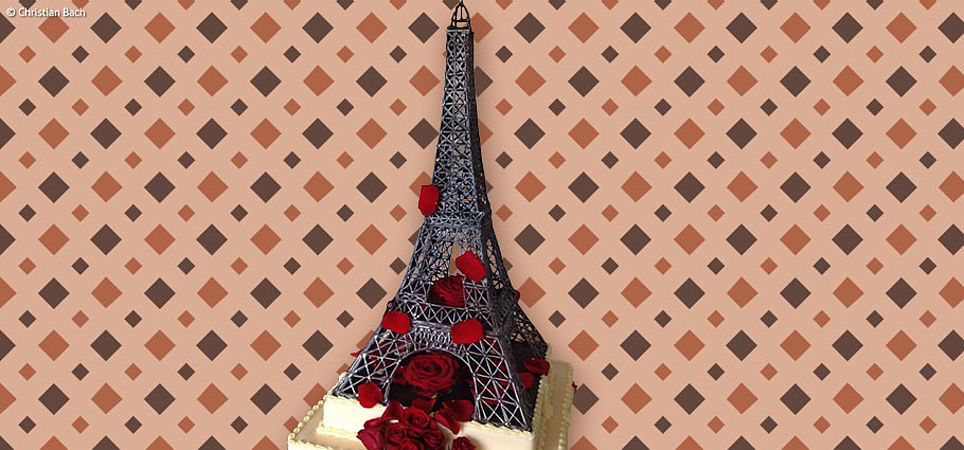 Tour Eiffel en chocolat