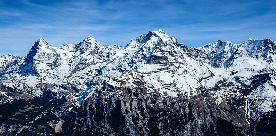 Jungfrau, Mönch et Eiger